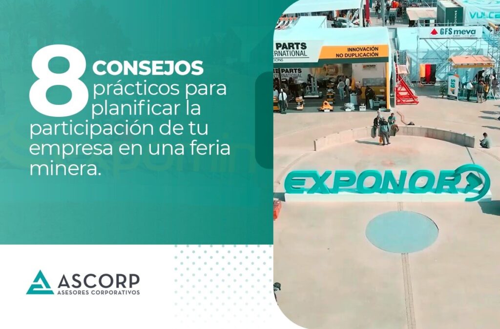 8 consejos para participación efectiva de eventos (Exponor, Expomin...)