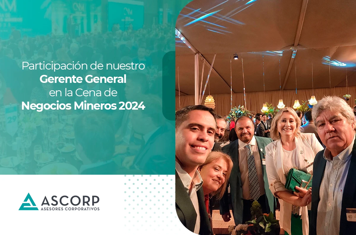 Gerente general de Ascorp en cena minera 2024